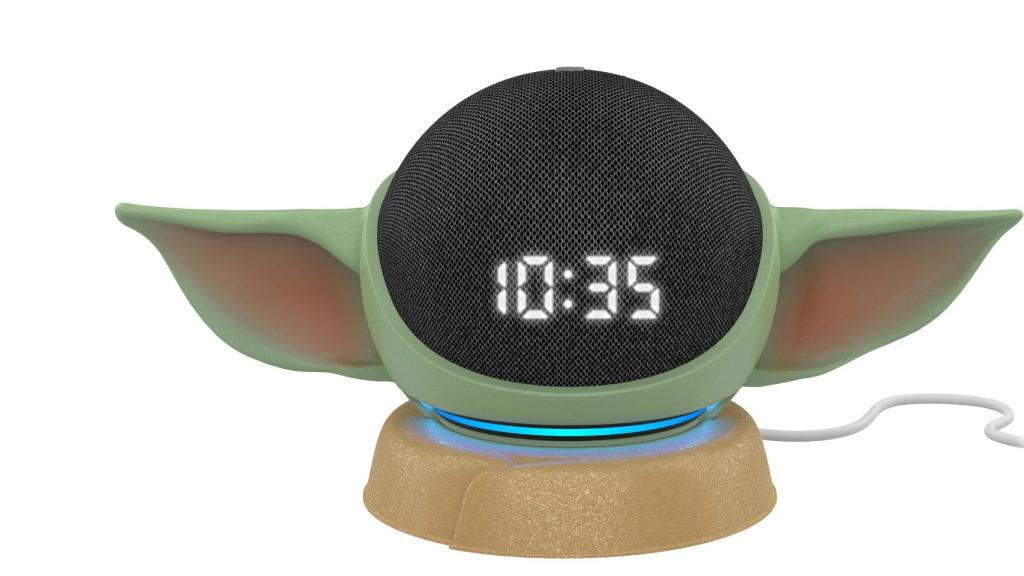 Amazon Echo Dot como Baby Yoda