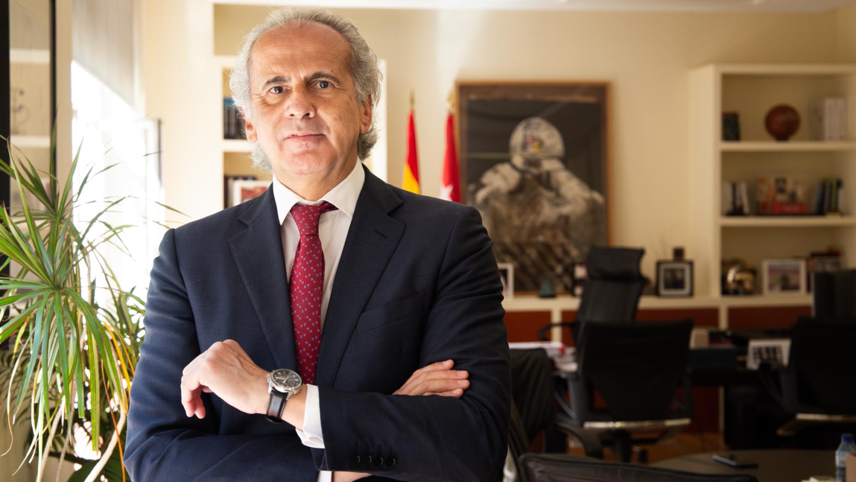 El consejero de Sanidad de la Comunidad de Madrid, Enrique Ruiz Escudero.