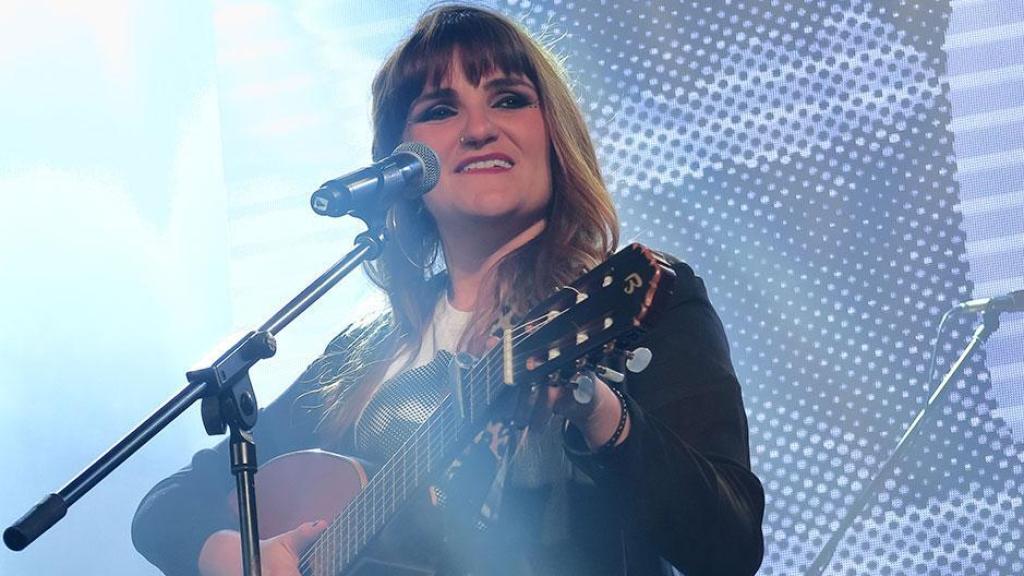 Rozalén durante un concierto.