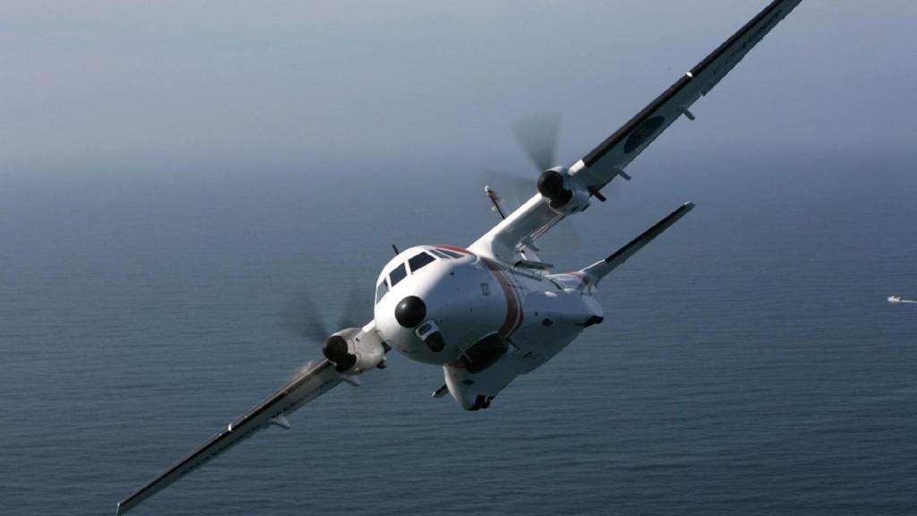 El avión ‘Sasemar 101’ participó en las labores de búsqueda.