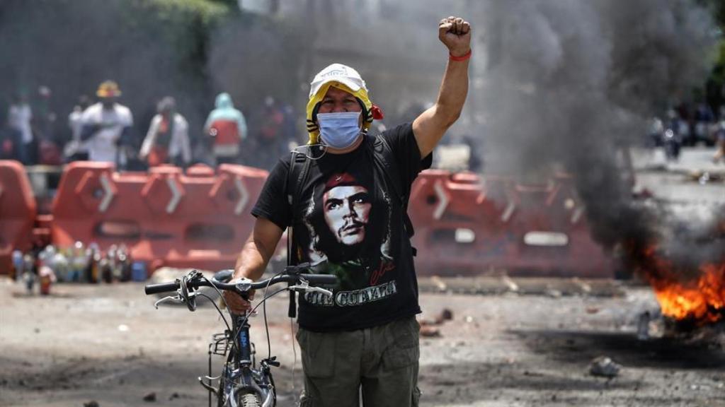 Protestas en Cali contra el Gobierno de Iván Duque.