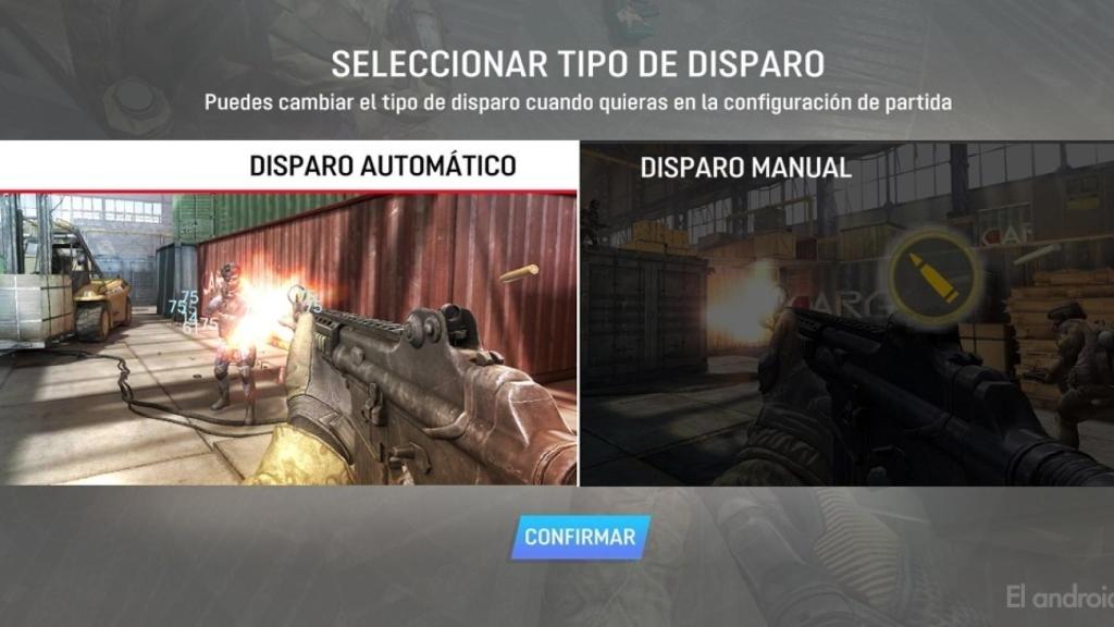 Warface Global Operations tipo de disparo
