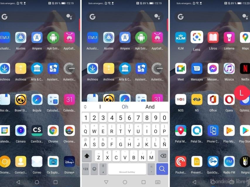 Hyperion Launcher organizar
