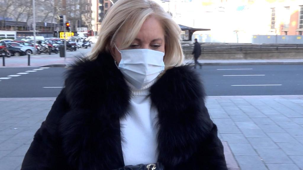 Bárbara Rey, en las calles de Madrid, el pasado mes de febrero.