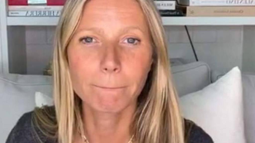 Gwyneth Paltrow en una imagen durante el confinamiento