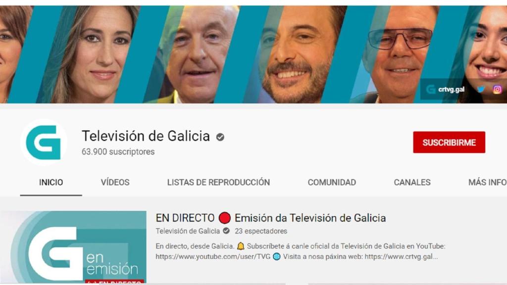 La CRTVG, primera autonómica de España en lanzar un canal íntegramente a través de Youtube