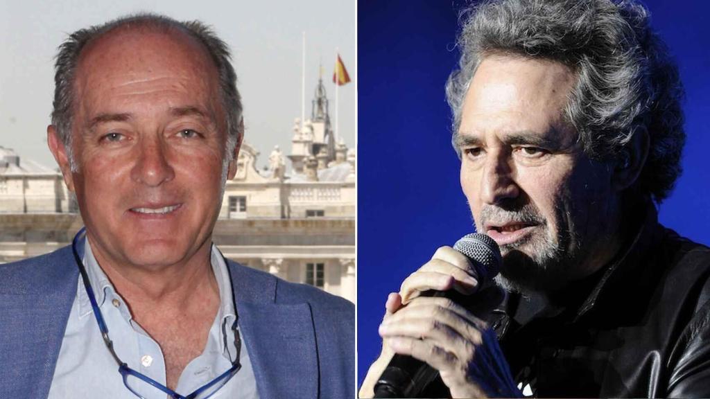 José Manuel Soto y Miguel Ríos en un fotomontaje.