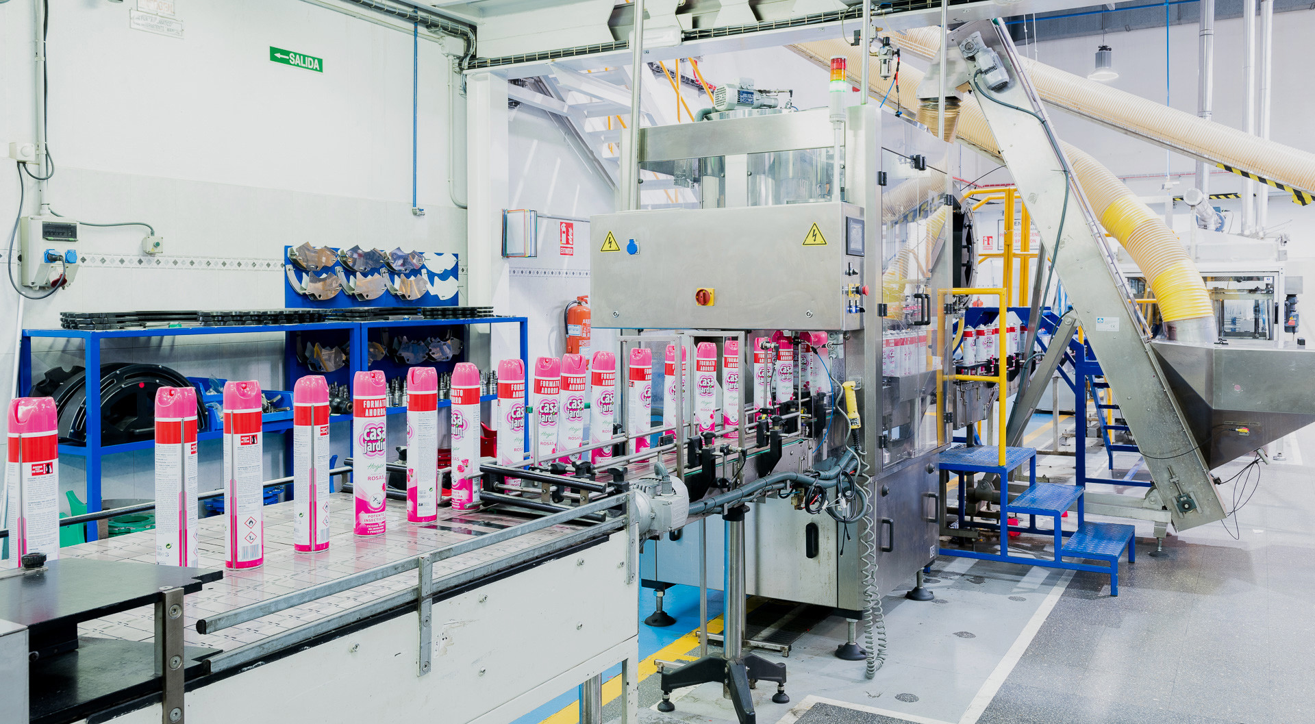 Interior de una de las fábricas de la compañía.