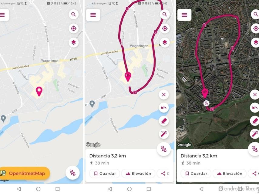 Just Draw It planear ruta