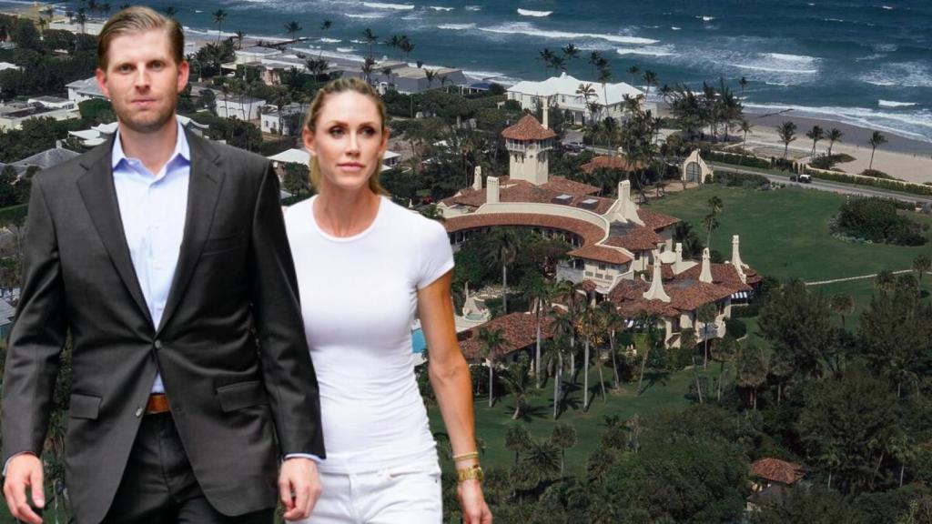 Eric y Lara Trump en una imagen de archivo.
