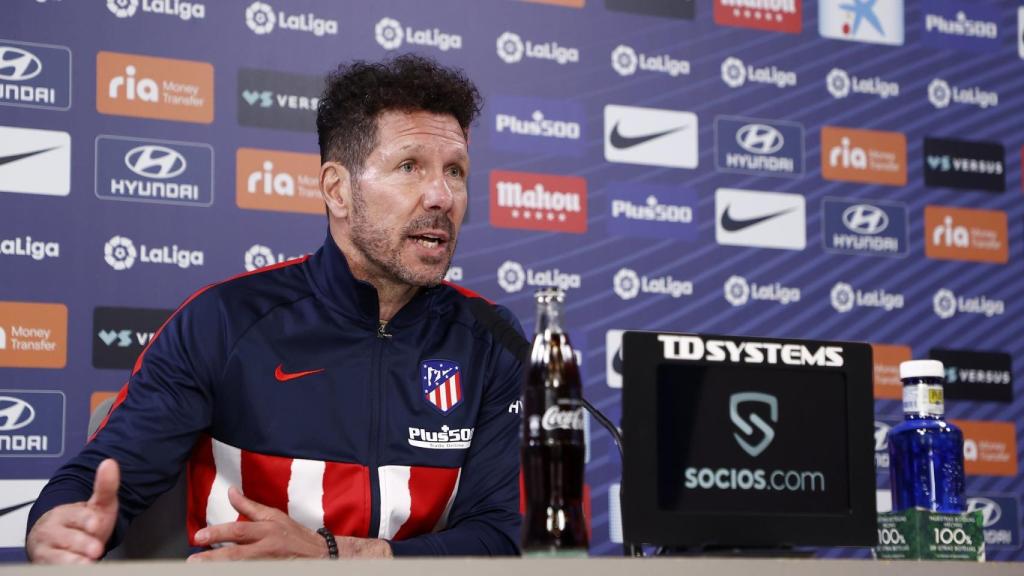 Simeone, en rueda de prensa