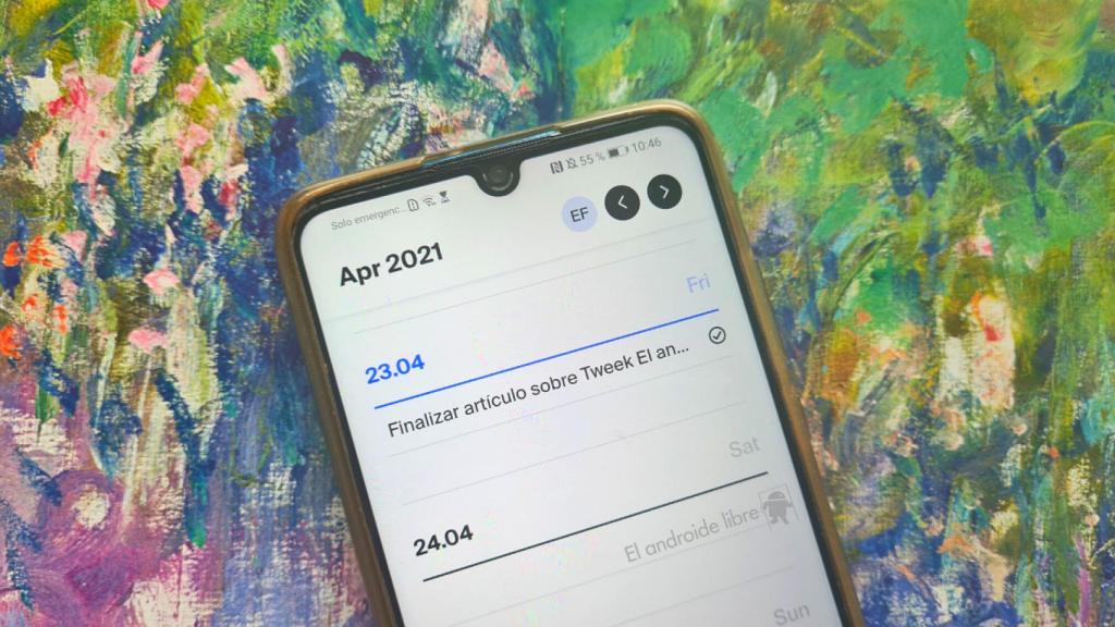 Tweek: una app minimalista para organizar tus tareas de la semana