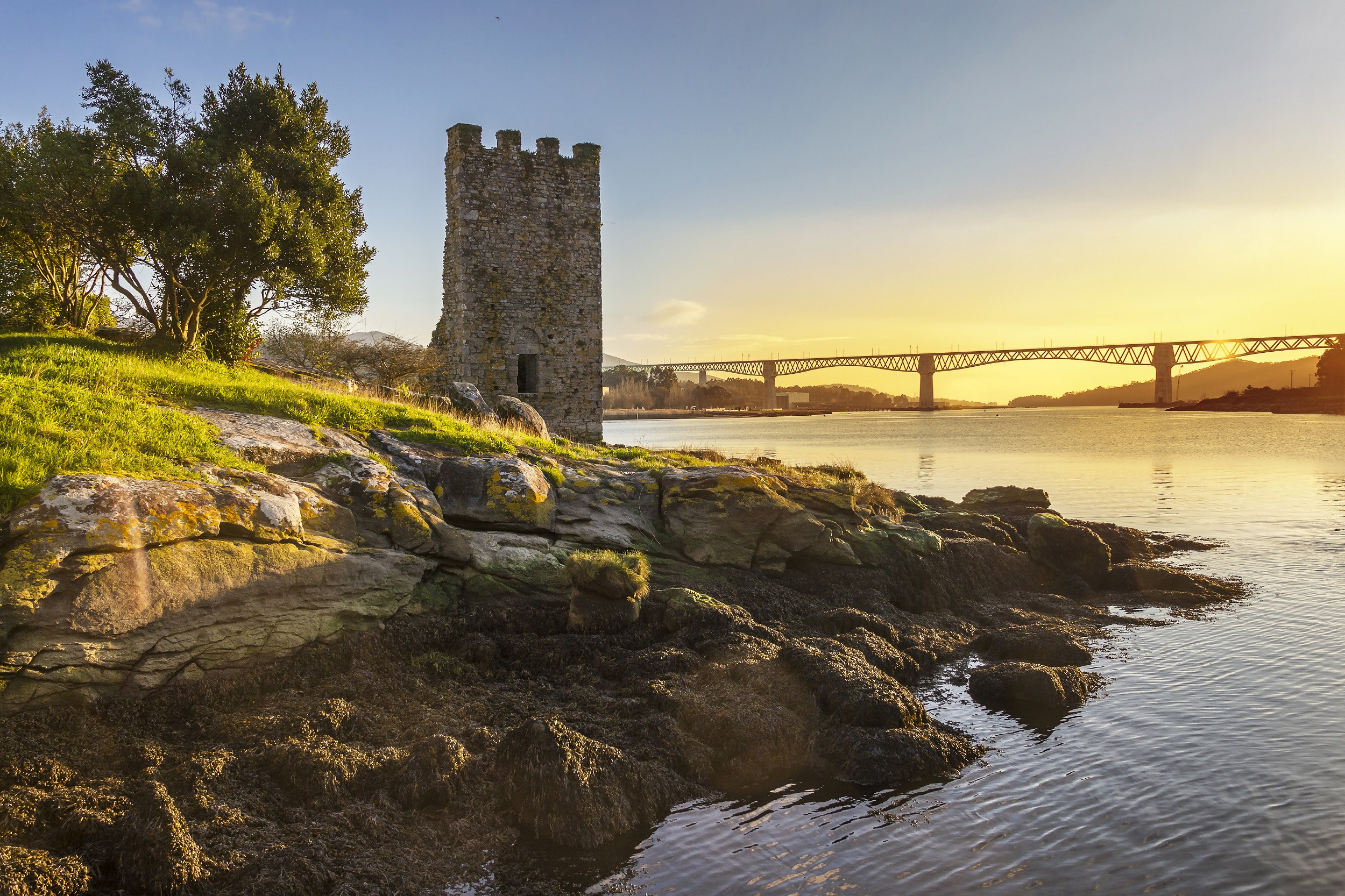 Torres del Oeste, en Catoira. Foto: Shutterstock