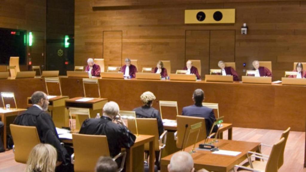Una sala del Tribunal de Justicia de la Unión Europea.