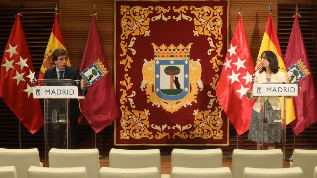 Un momento de la rueda de prensa conjunta.