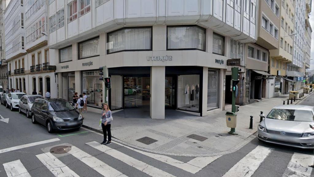 Tienda de Uterqüe en la plaza de Lugo