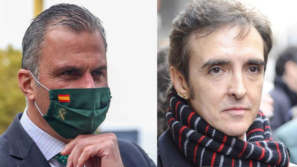 Ortega Smith y Ramoncín en un fotomontaje.