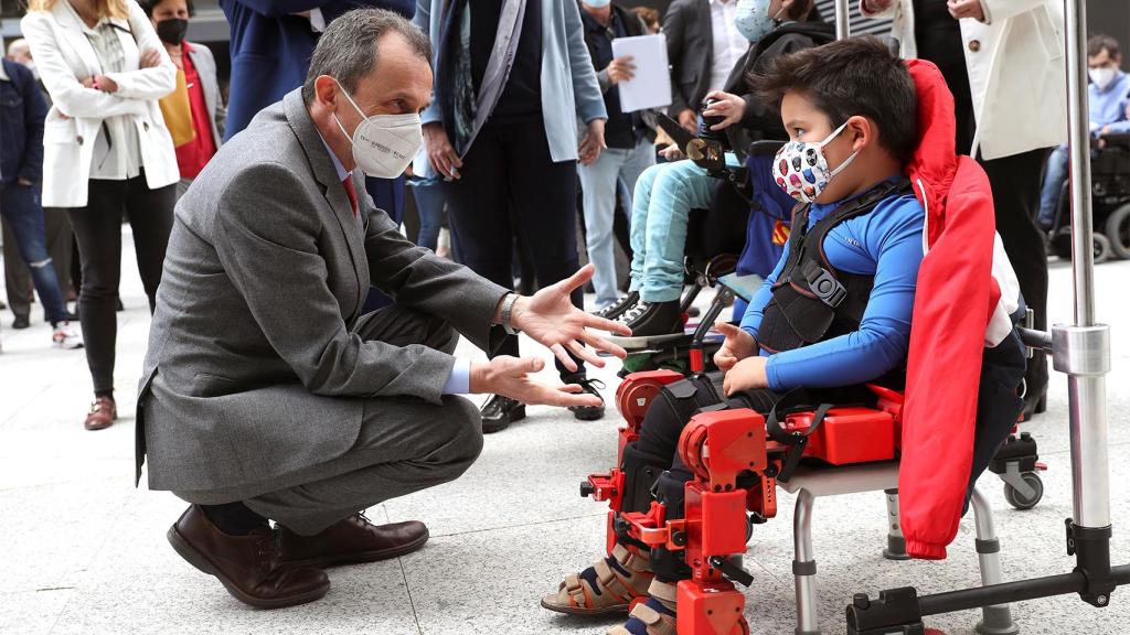 Foto del exoesqueleto ya aprobado.