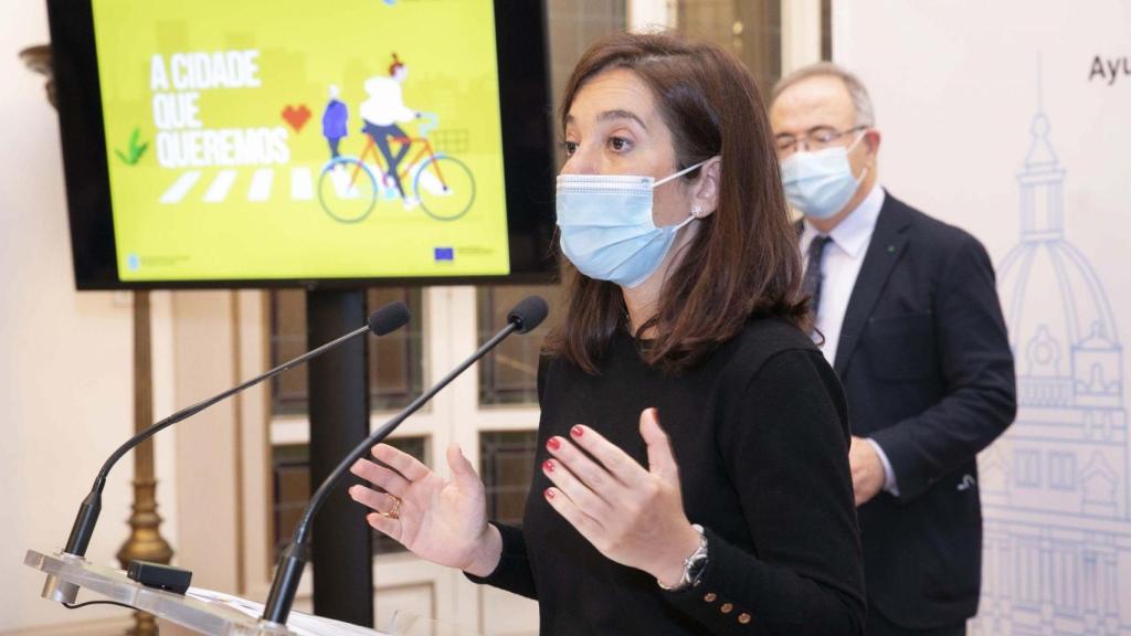 La alcaldesa, Inés Rey.