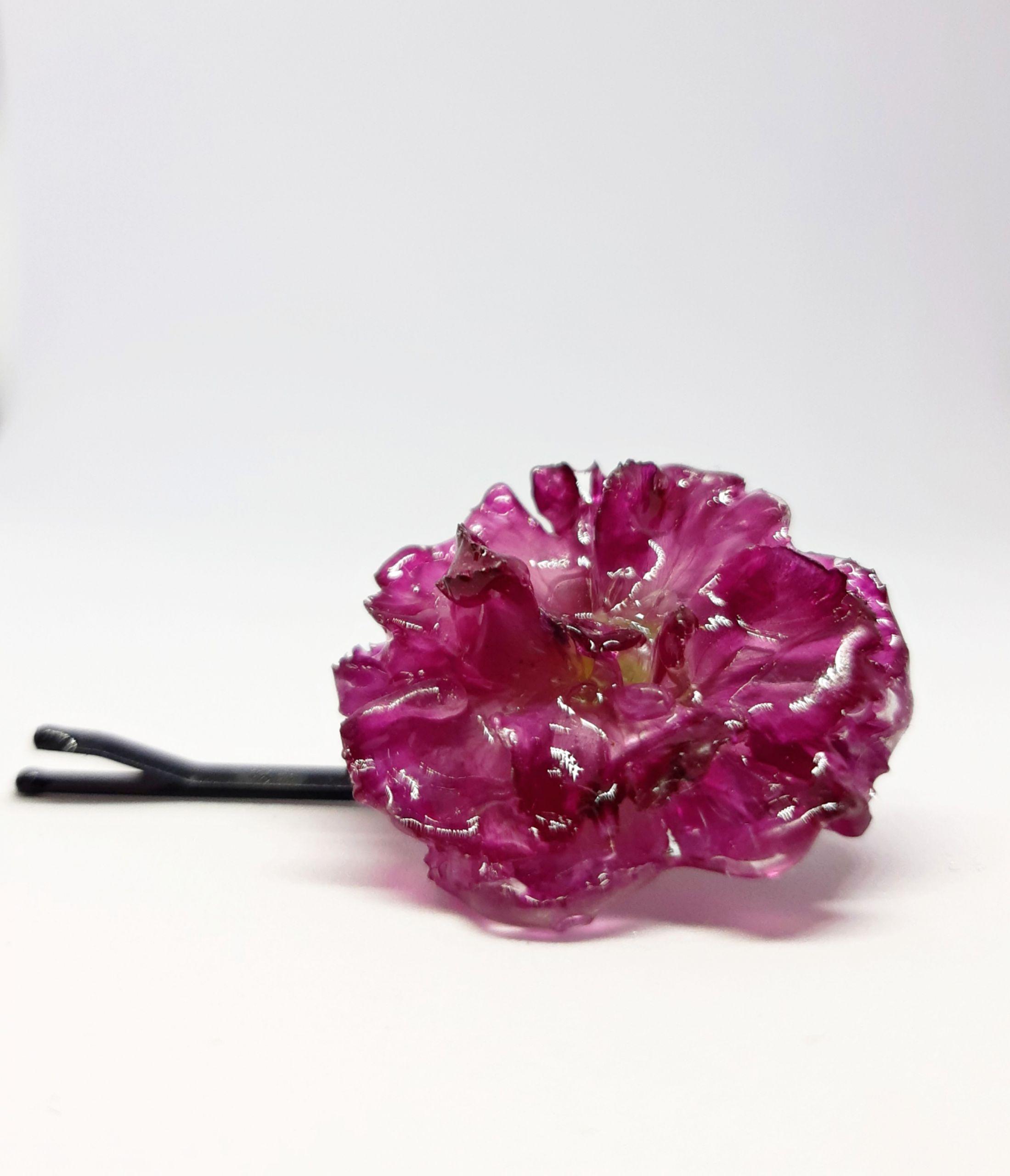 Una horquilla de clavel de Fento do Vento (Cedida).