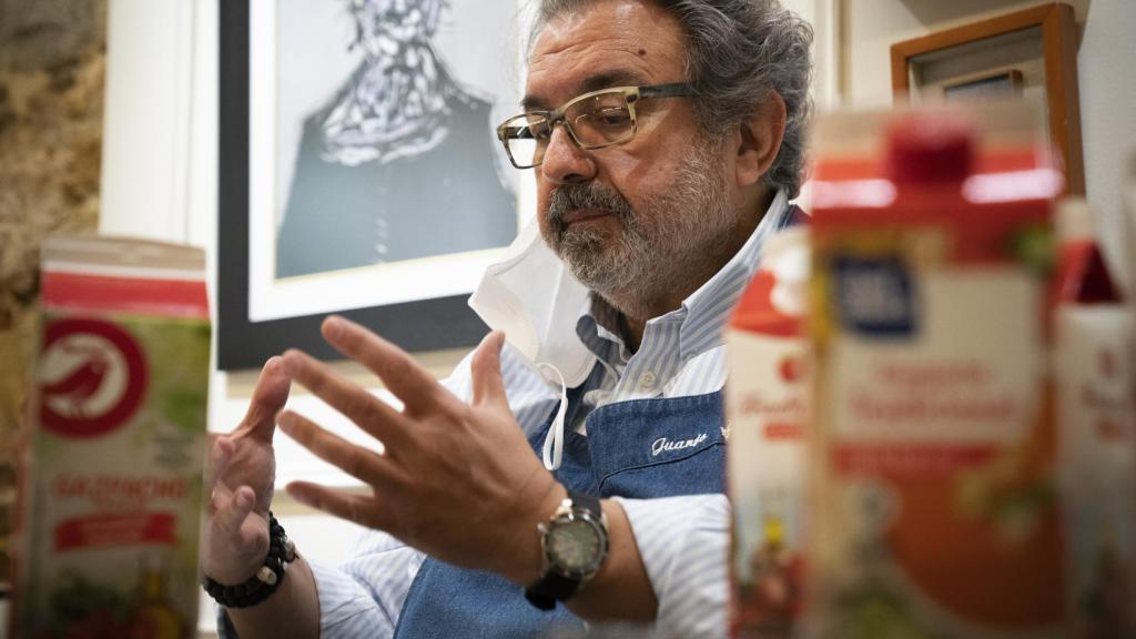 López, durante un momento de la cata.