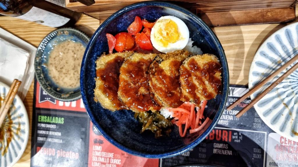 Donburi de Berenjena