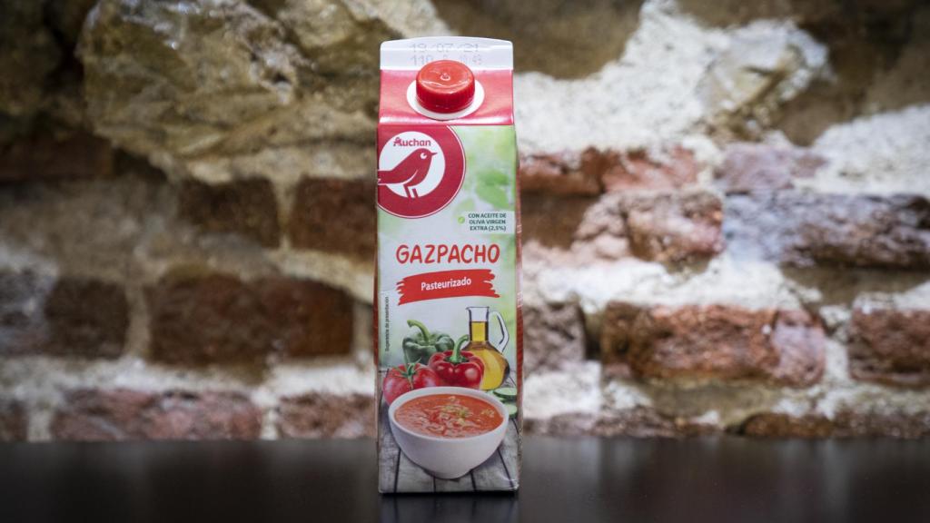 Gazpacho de la marca Auchan.