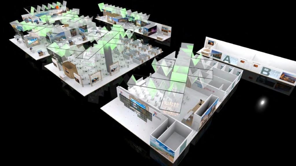 Vista general del estand.