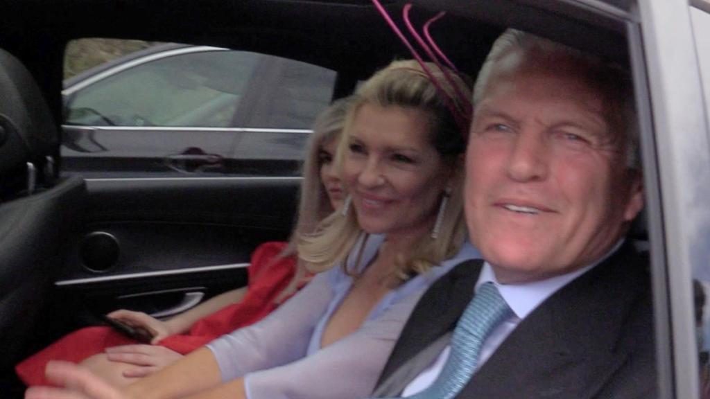 Patricia Rato y Espartaco, junto en la boda de su hija Alejandra.