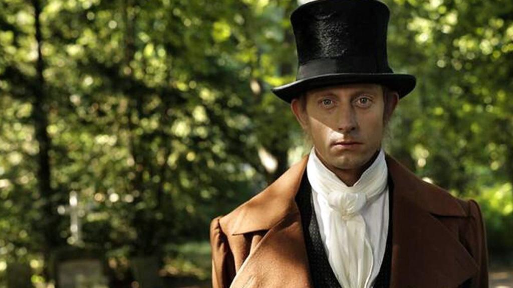 Soren Bang Jensen interpretando al filósofo en la película 'Kierkegaard: Pensamientos peligrosos', dirigida por Wilfried Hauke en 2013