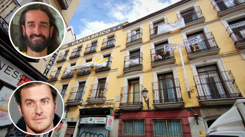 Alejandro y Marcos Fernández Luengo. De fondo, La Ingobernable.