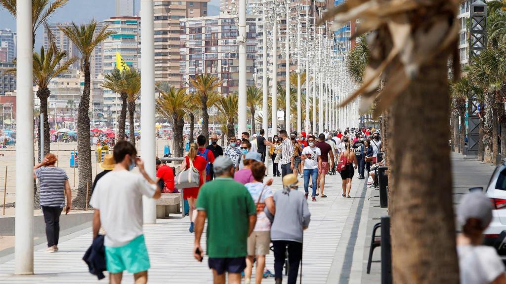 Paseo de Levante de Benidorm.