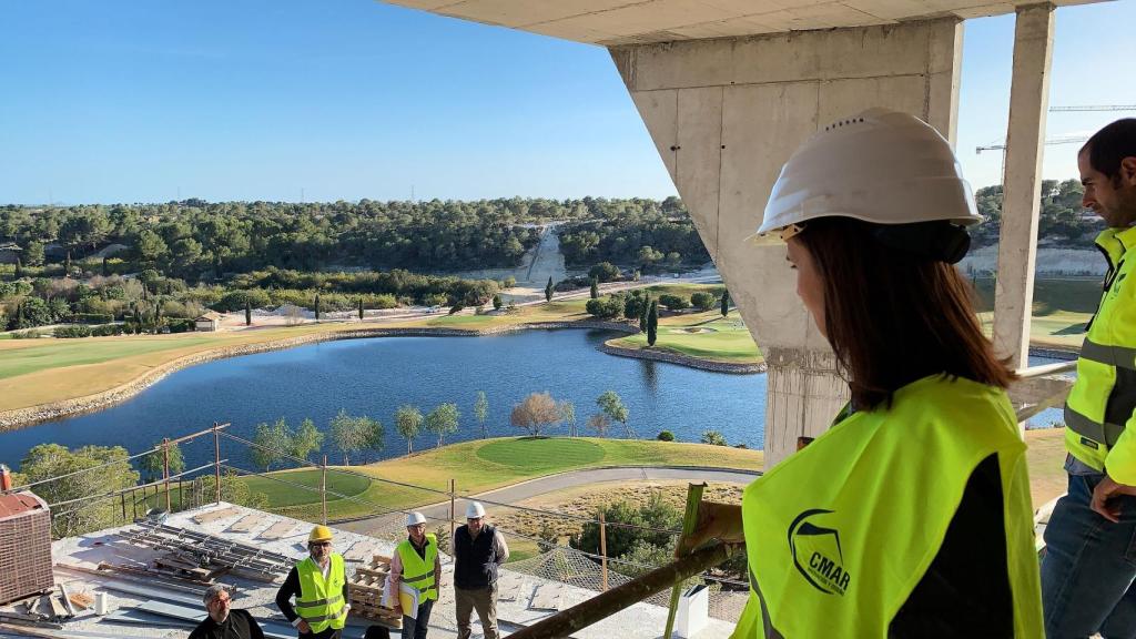 Mónica Armani en la villa Morning Breeze.