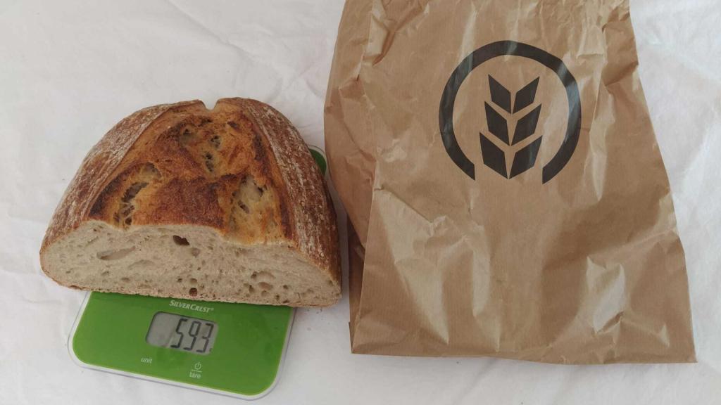 La media hogaza del Obrador San Francisco.