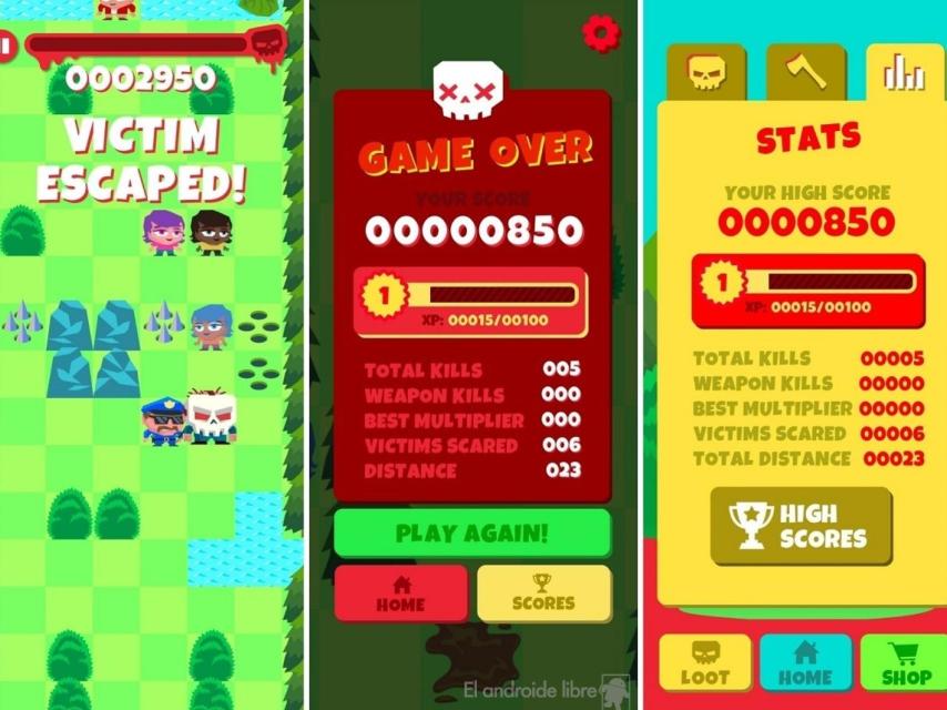 Slashy Camp estadisticas