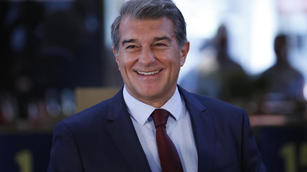 Joan Laporta, durante un acto