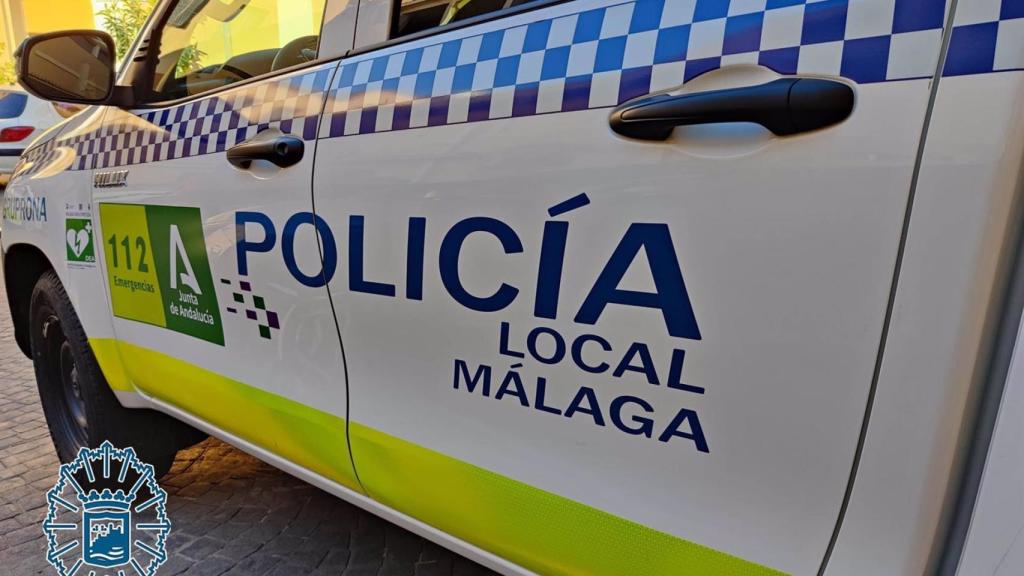 Un coche de la Policía Local de Málaga.