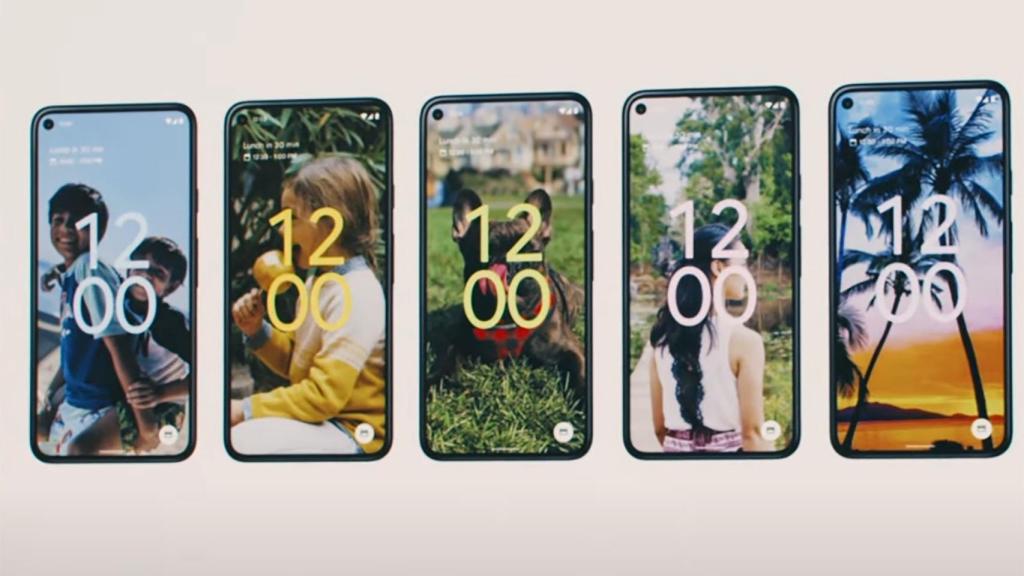 Widget de color en Android 12