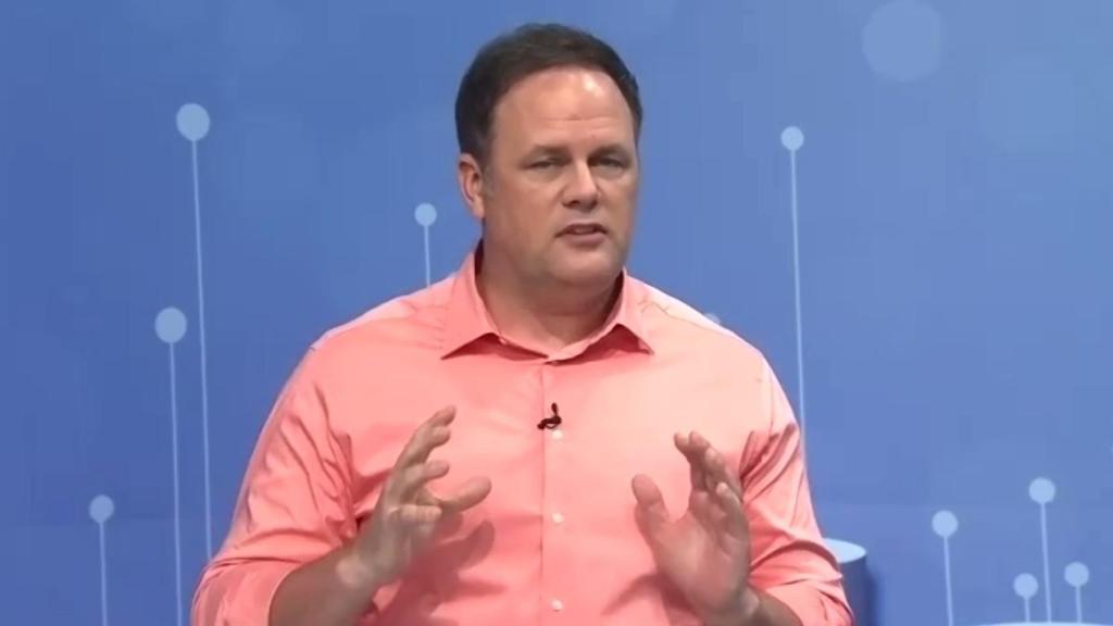 Bryan Harris, vicepresidente ejecutivo y CTO de SAS, durante el Global Forum de esta empresa.