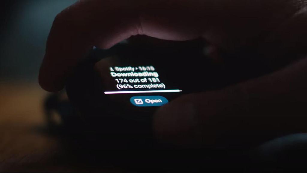 Spotify descargando música