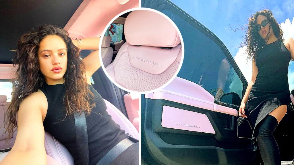 Rosalía ha mostrado su nuevo coche en las redes, un vehículo de lujo y personalizado.