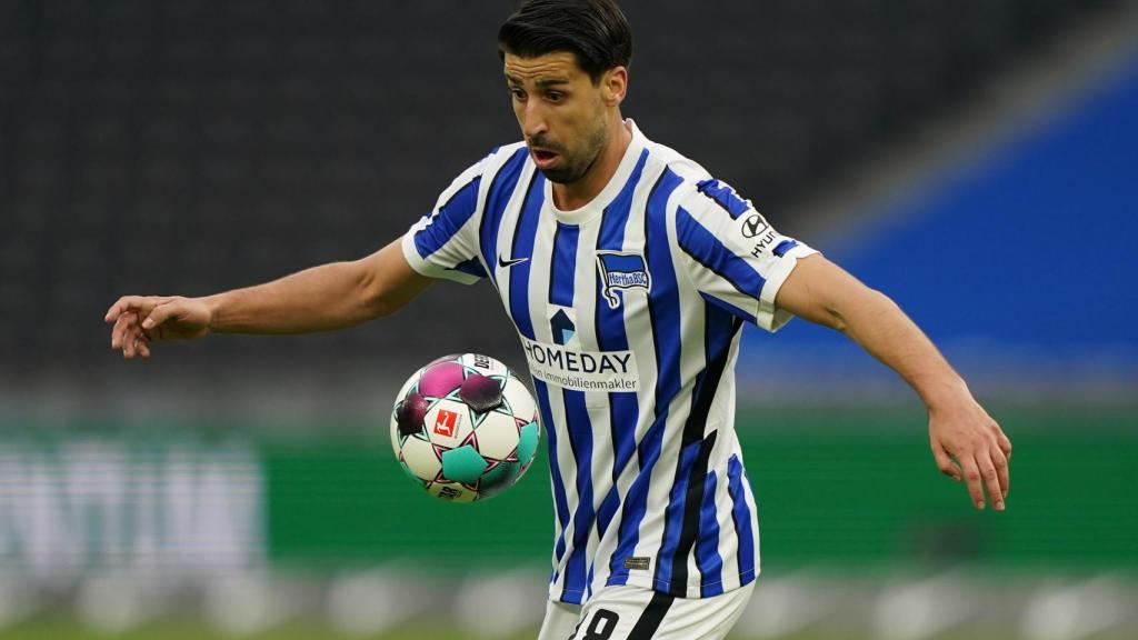 Sami Khedira, en un partido del Hertha de Berlín