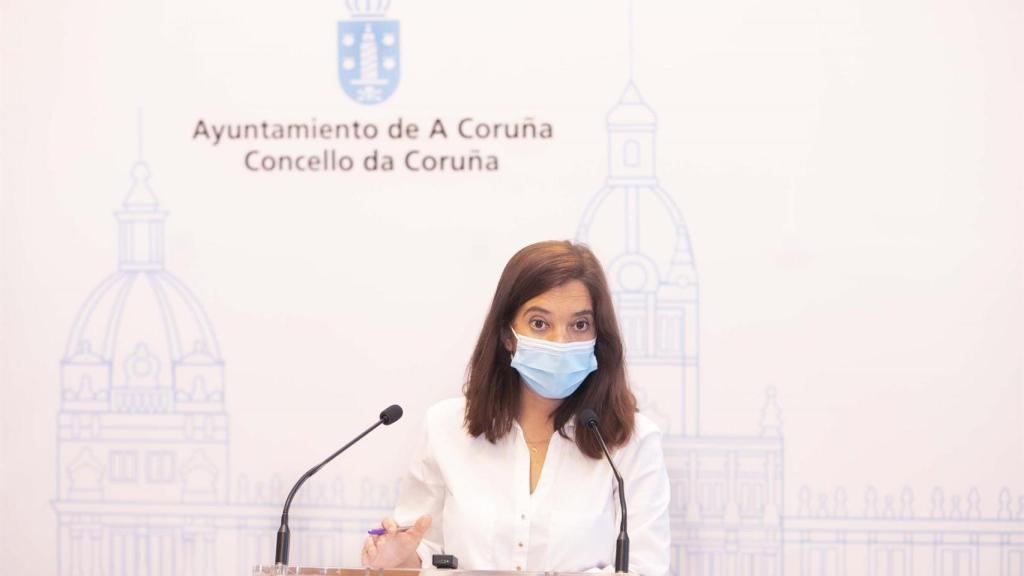 La alcaldesa de A Coruña, Inés Rey.