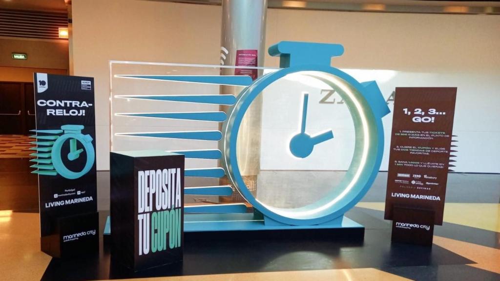 Marineda City sortea premios de 1.000 euros y reta a gastarlos en un minuto en tiendas de deporte