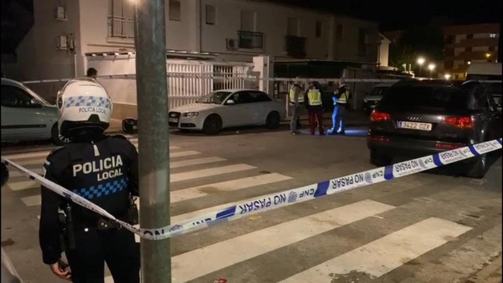 La policía acordonó la zona