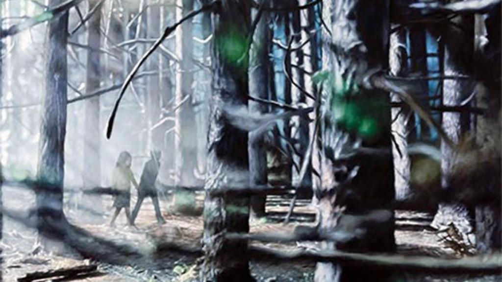 Detalle del cuadro 'Deambularon durante toda la noche... (2018) de Philipp Fröhlich, inspirado en 'Hänsel y Gretel'