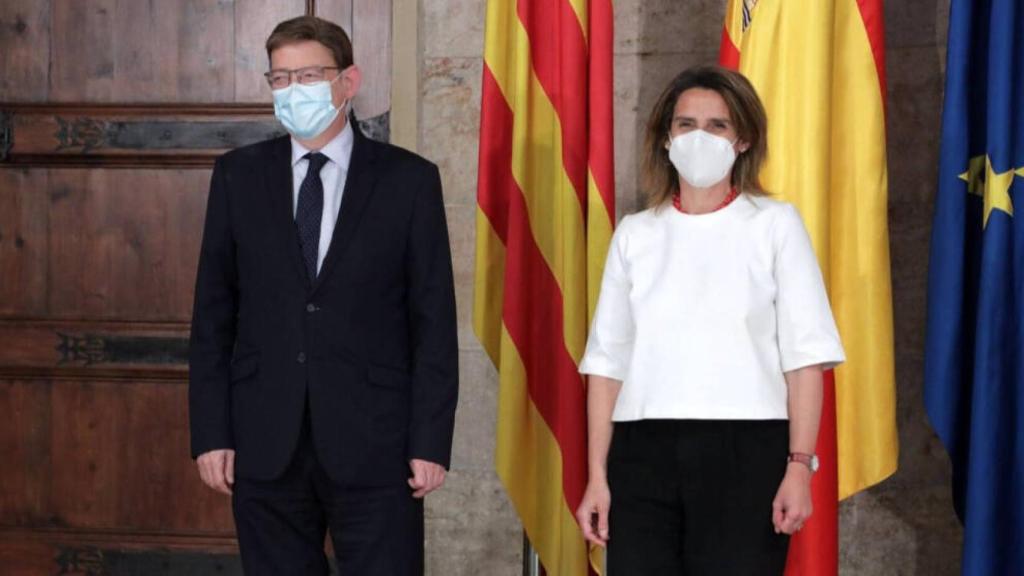 Reunión de Ximo Puig y Teresa Ribera