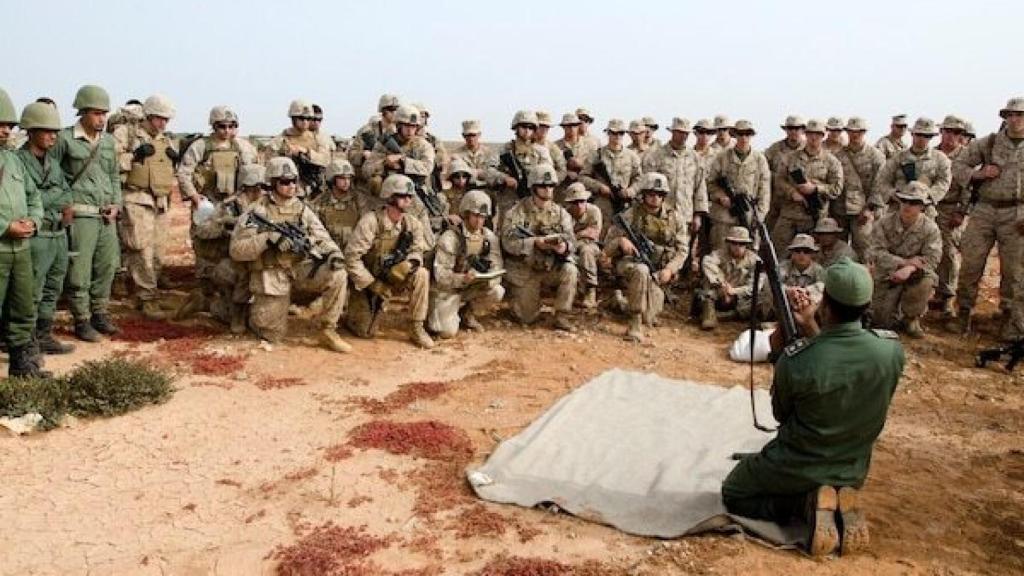 Imagen del ejercicio militar 'African Lion'.