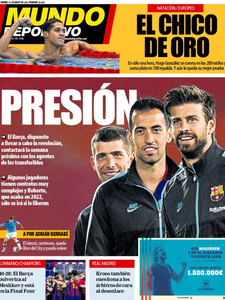 Portada Mundo Deportivo