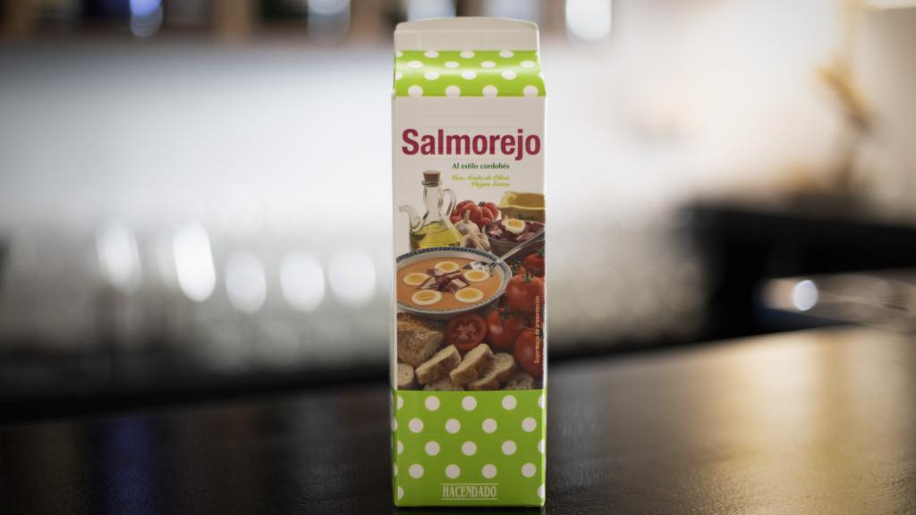 El salmorejo de Hacendado, la marca blanca de Mercadona.